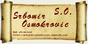 Srbomir Osmokrović vizit kartica